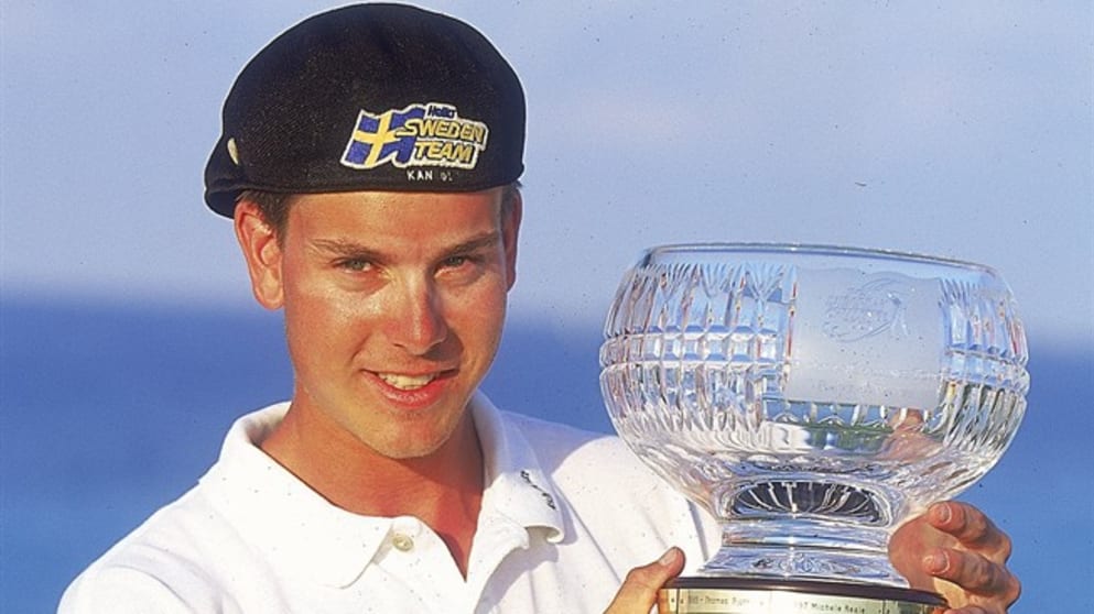 Henrik Stenson after Challenge Tour Rankings glory in the year 2000