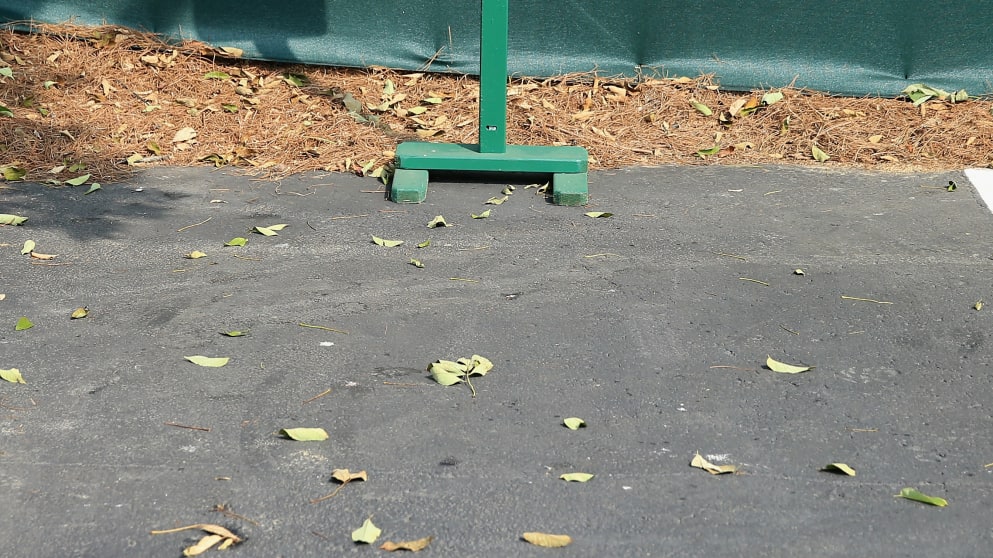 Tiger Woods' parking space