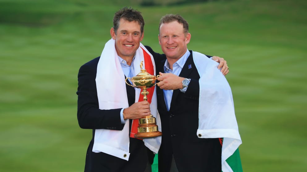 Lee Westwood and Jamie Donaldson