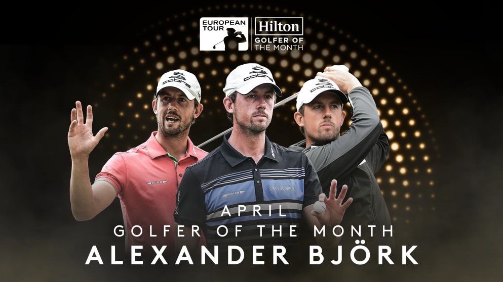Alexander Bjork - April Hilton Golfer of the Month