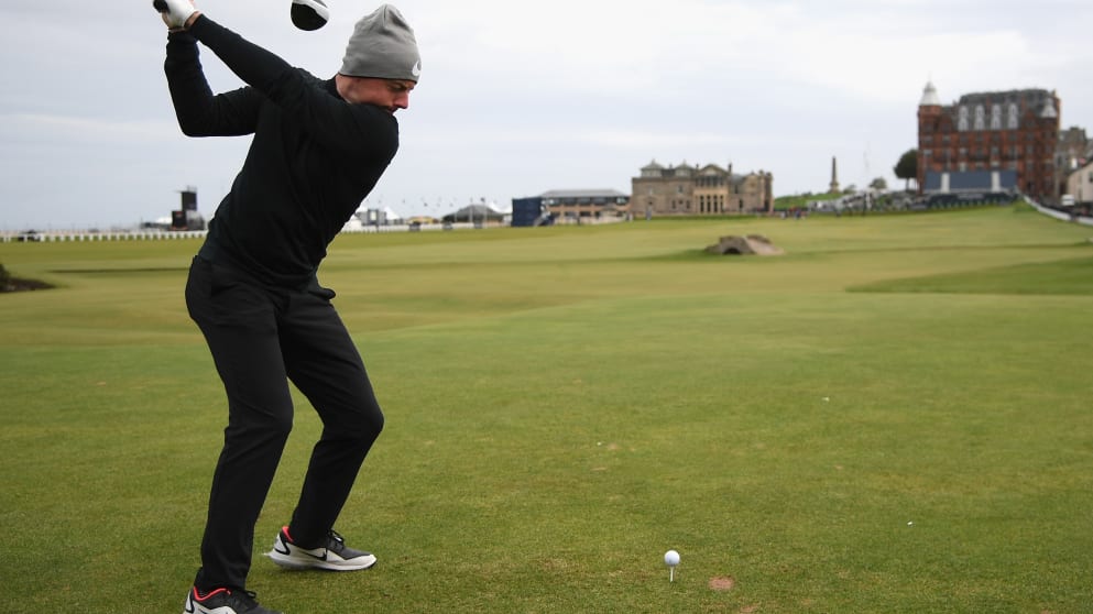 Rory McIlroy ahead of the Alfred Dunhill Links Championship