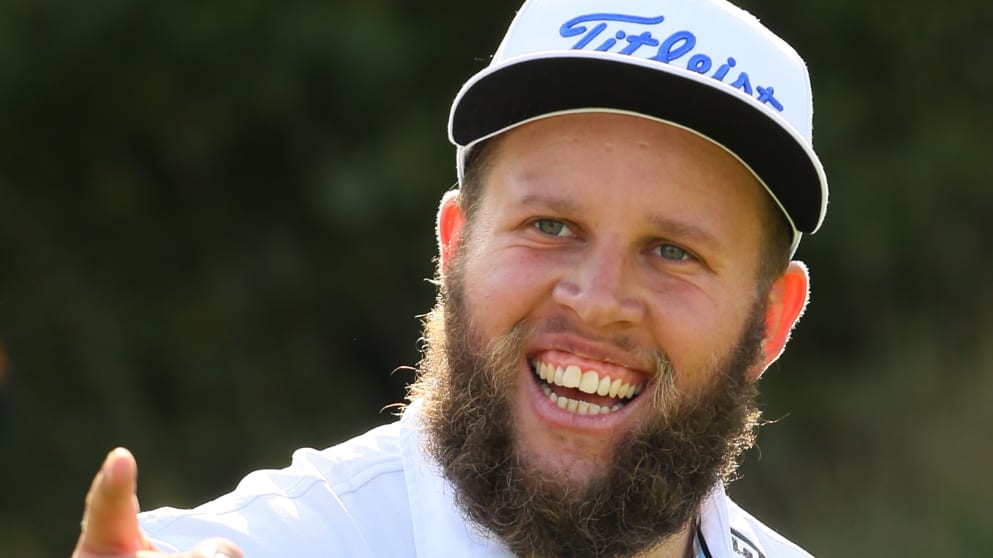 Andrew Johnston during the British Masters
