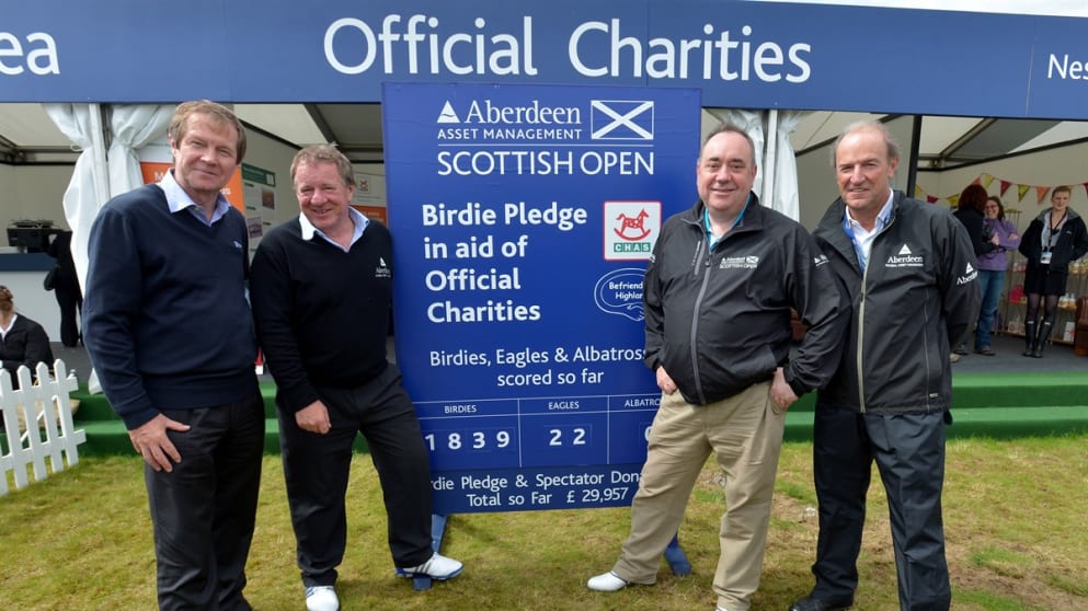 Official Charity stand birdie pledge update