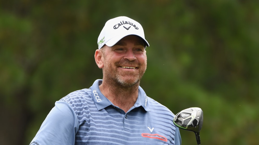 Thomas Bjorn of Denmark at the 2017 PGA Championship