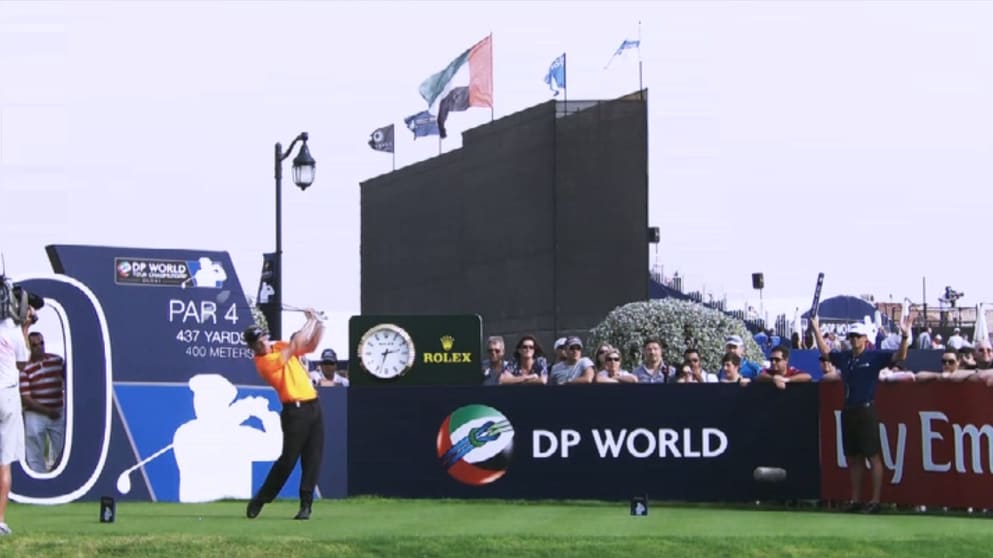 Luke Donald at the DP World Tour Championship, Dubai