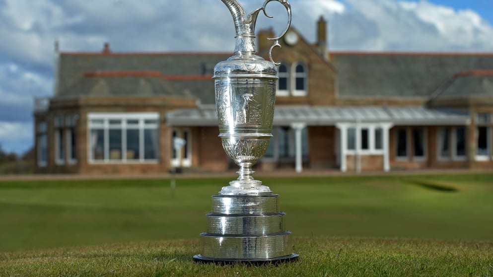 The Claret Jug at Royal Troon