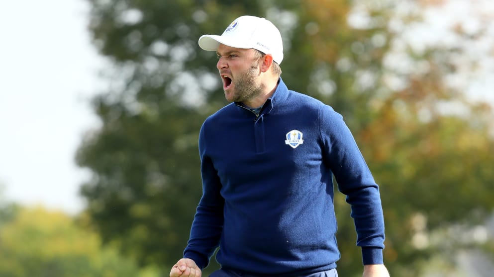Andy Sullivan at The 2016 Ryder Cup