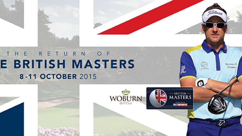 Ian Poulter - host of the British Masters supported by Sky Sports