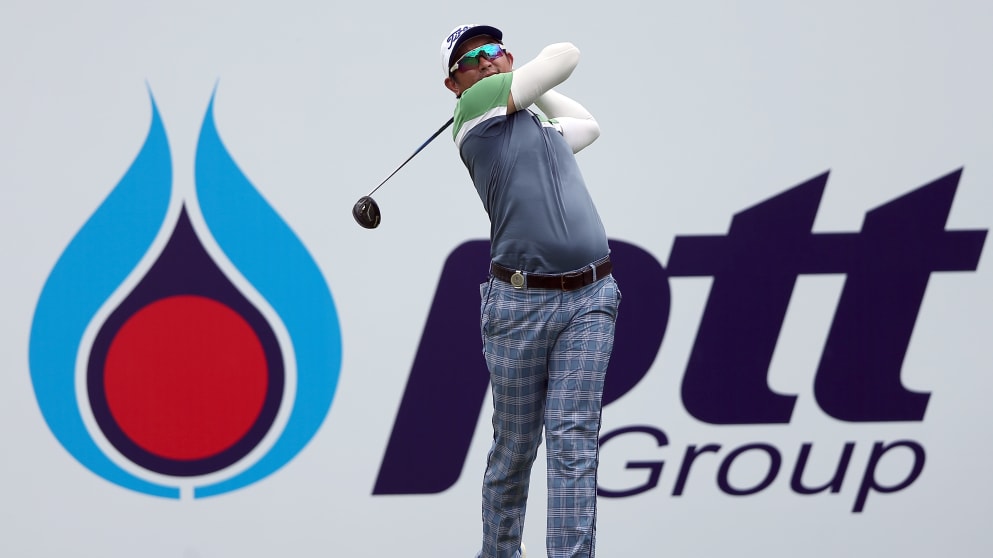 Sattaya Supupramai - on his way to a first round 63 at the the King's Cup at Phoenix Gold Golf and Country Club