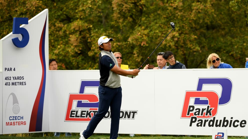 Gavin Green during the third round of the D+D REAL Czech Masters