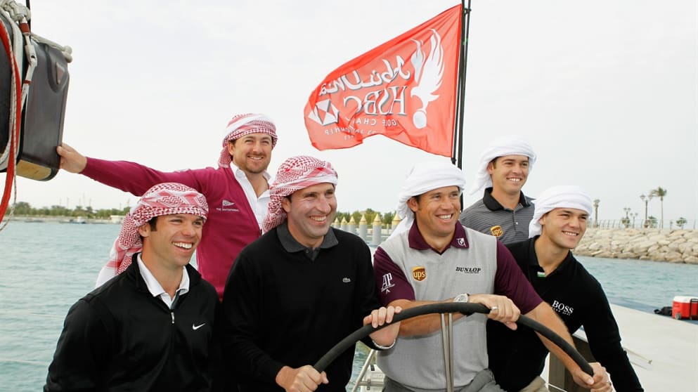 Stars set sail in Abu Dhabi HSBC Golf Championship