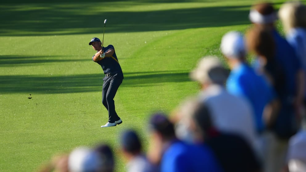 Fans watch Henrik Stenson at Bellerive