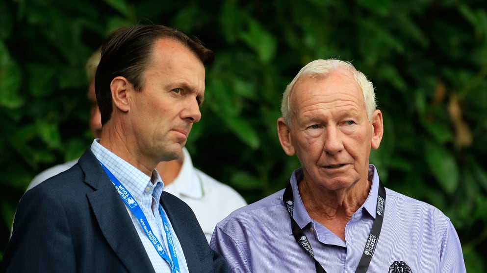 Bob Wilson with David MacLaren