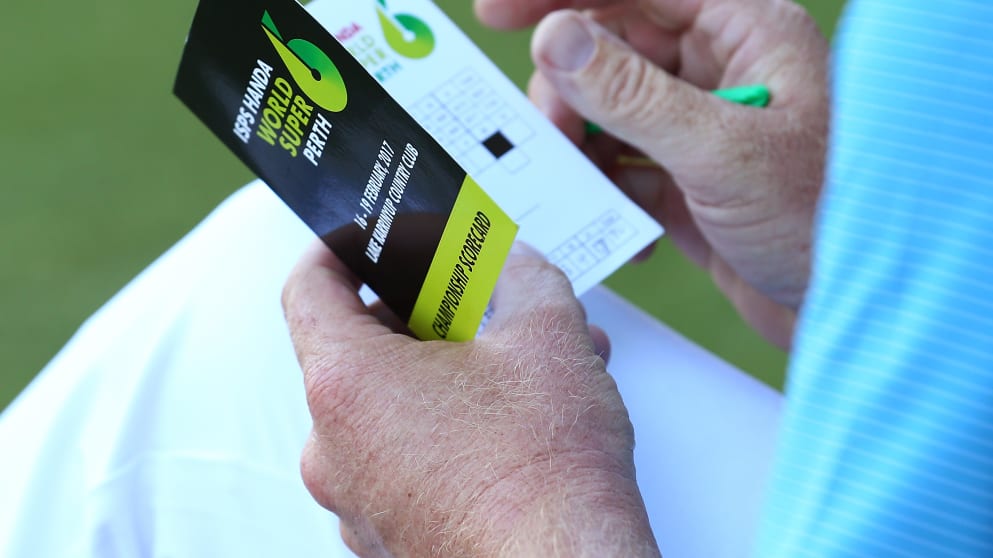 Steven Jeffress' scorecard at the ISPS HANDA World Super 6 Perth