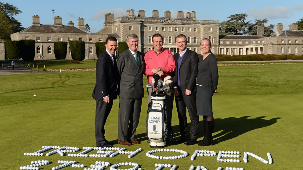 James Finnigan, Redmond O’Donoghue, Shane Lowry, Conor Mallaghan and Antonia Beggs  (pic by Sportsfile)