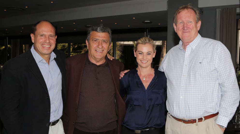 From left to right: Graeme Stephens, Selwyn Nathan, Kelly Thompson and Alastair Roper (Pic by Grant Leversha).