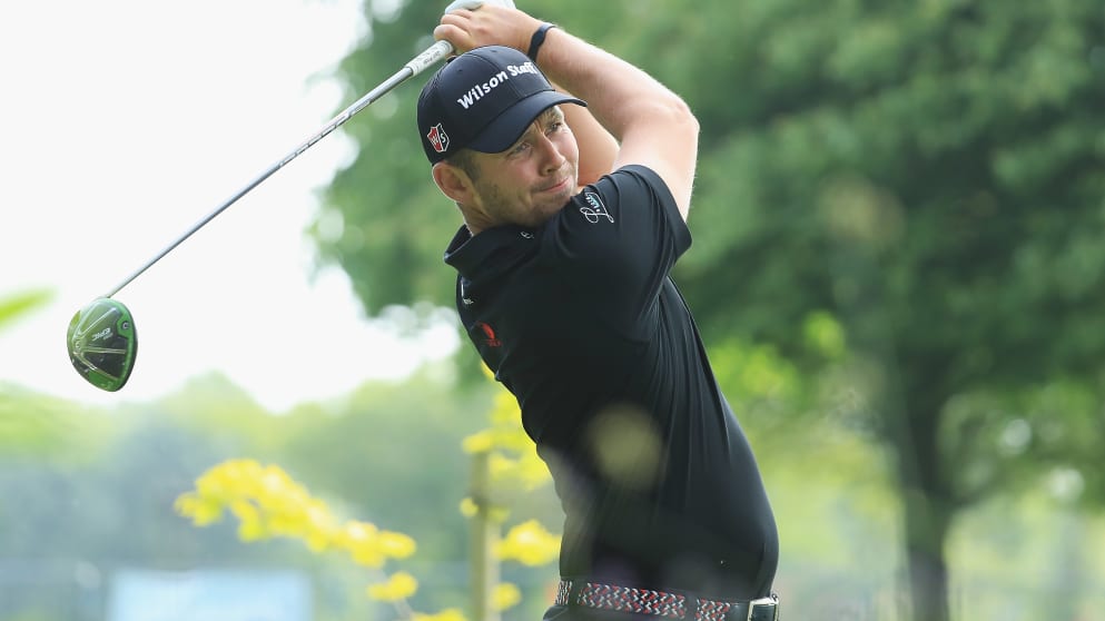 Martin Ovesen tees off