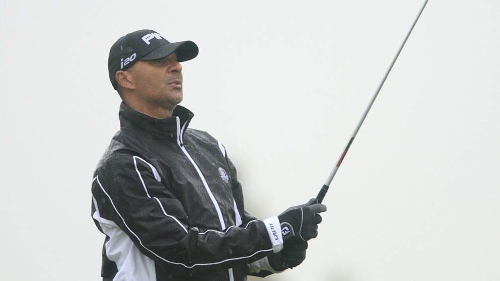 Dutch soccer star and Ryder Cup ambassador Ruud Gullit