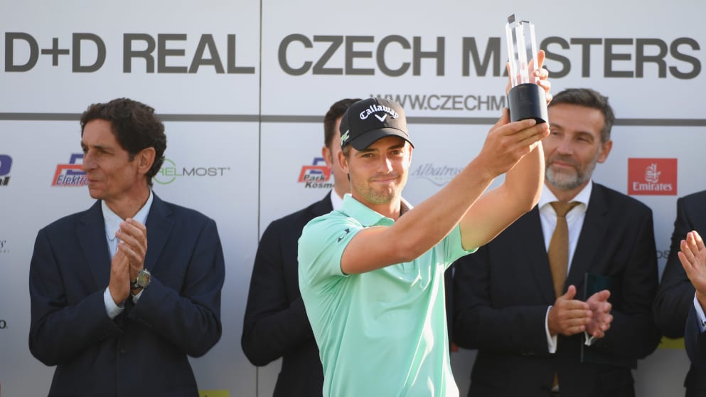 Haydn Porteous during final round on day four of the D+D REAL Czech Masters
