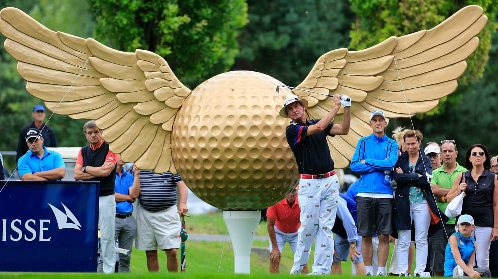 Mark Mouland at the Swiss Seniors Open