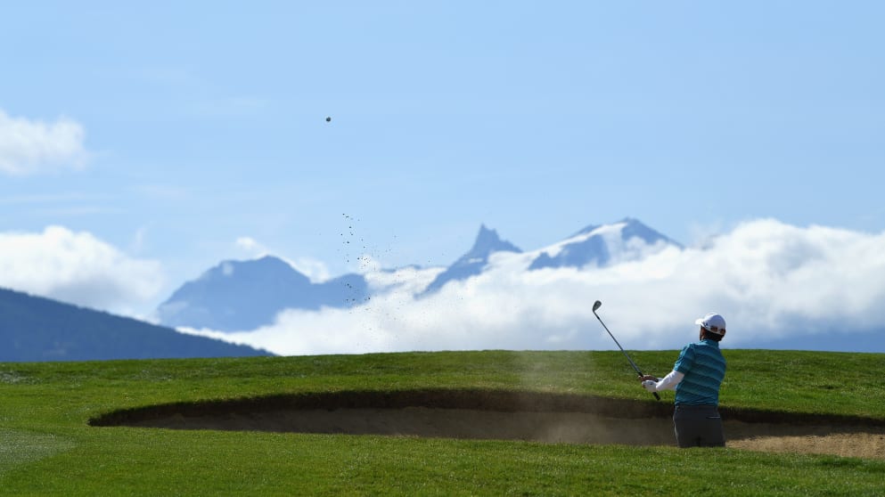 The beautiful views of Crans-sur-Sierre Golf Club