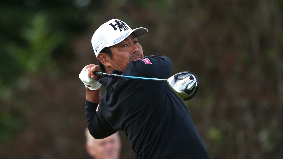 Hideto Tanihara of Japan in action 
