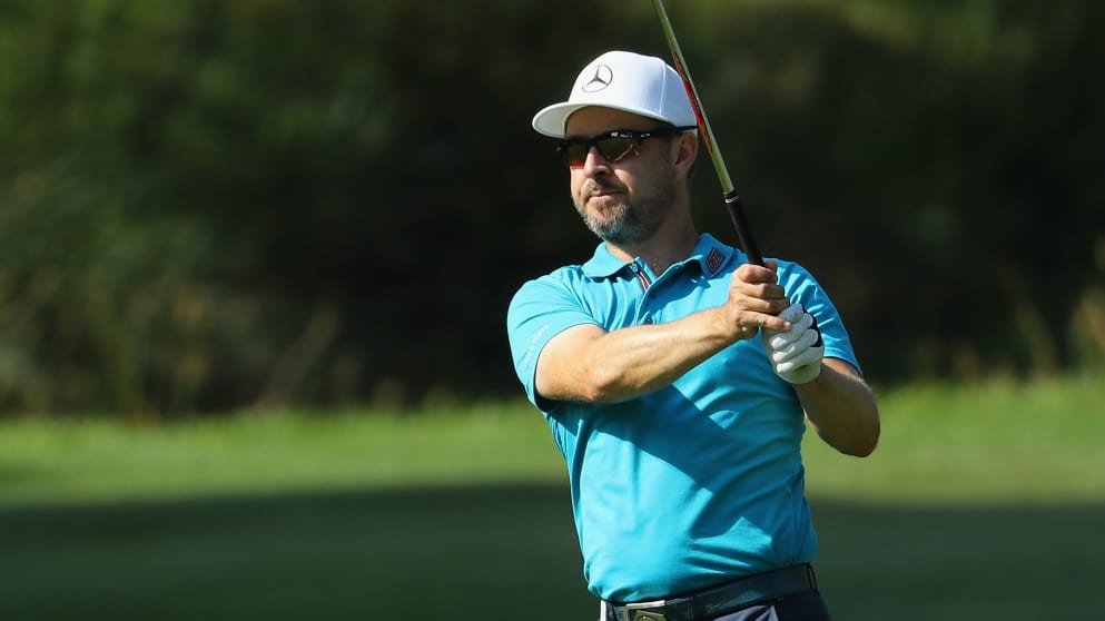 Mikko Korhonen during the second round of the Tshwane Open
