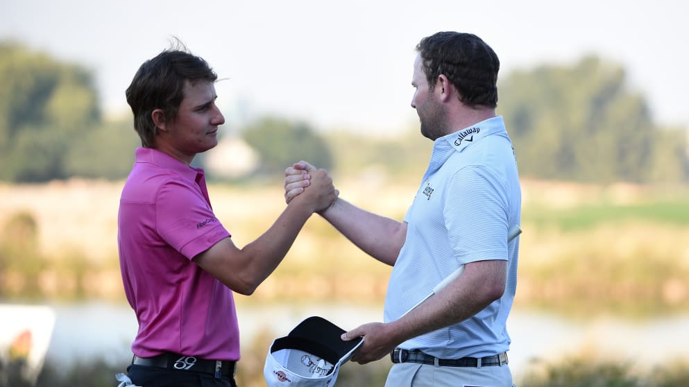 Emiliano Grillo and Branden Grace