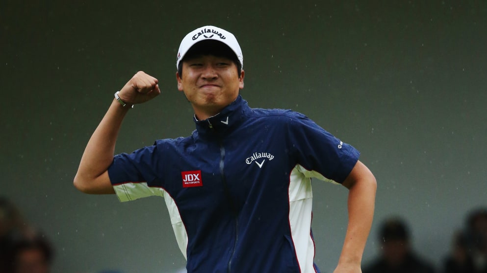 Jeunghun Wang during his Trophée Hassan II victory
