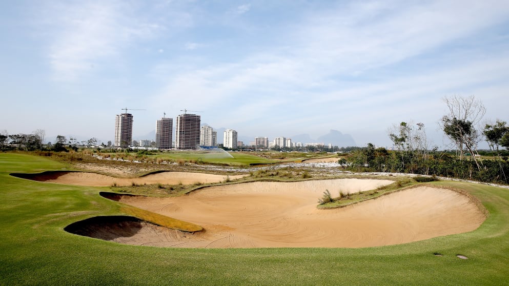 The Olympic golf course in Rio