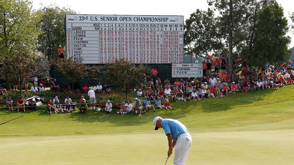 Roger Chapman en route to US Senior Open victory