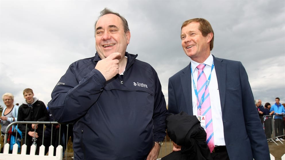Alex Salmond and George O'Grady