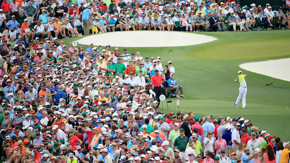 Some massive galleries out for the final round of the Masters following Rory McIlroy and Tiger Woods