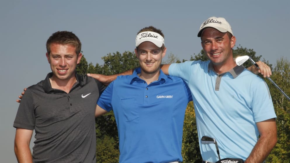 Danny Denison, Jamie Moul and Ricardo Santos (pic by Phil Inglis)