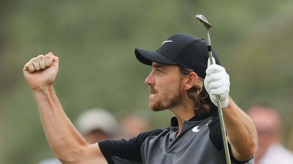 Tommy Fleetwood at Abu Dhabi GC