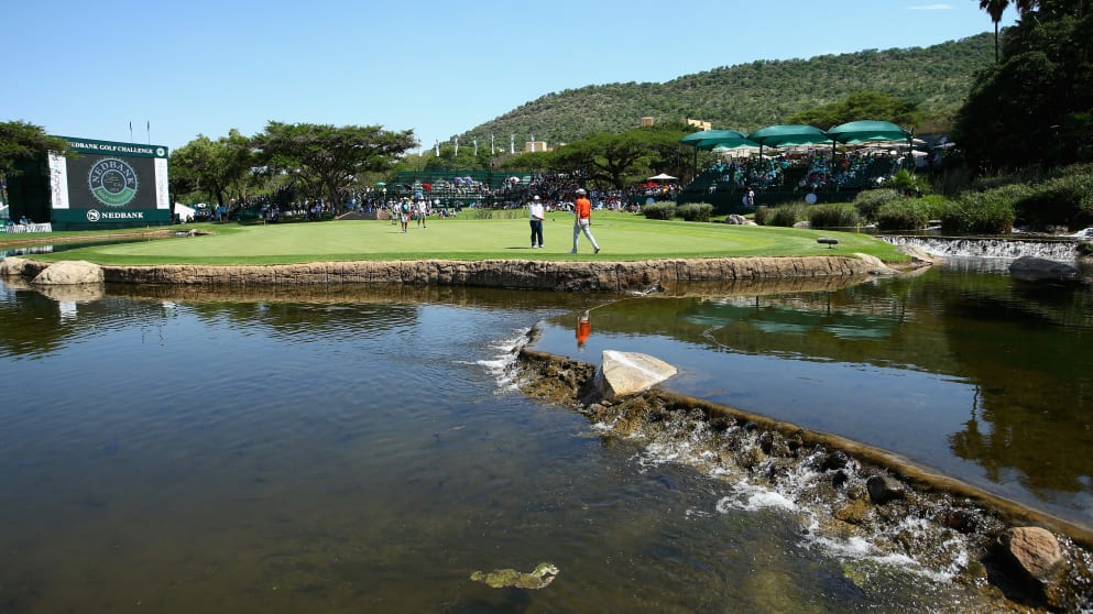 Another fine day in Sun City for the second round of the Nedbank Golf Challenge