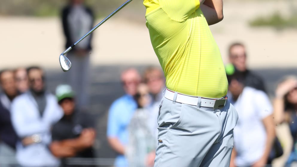 Sergio Garcia at the Omega Dubai Desert Classic