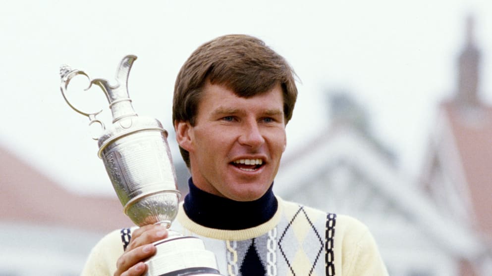 Sir Nick Faldo wins The Open 1987-450169318