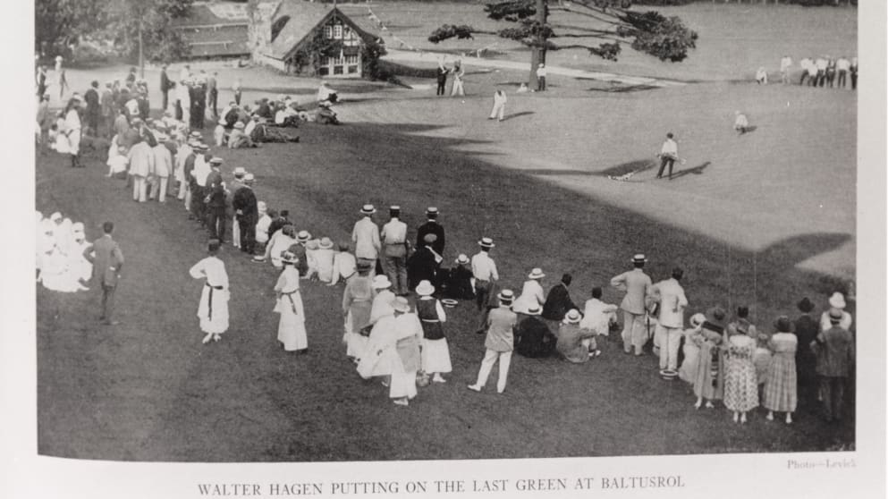 Walter Hagen at Baltusrol in 1917