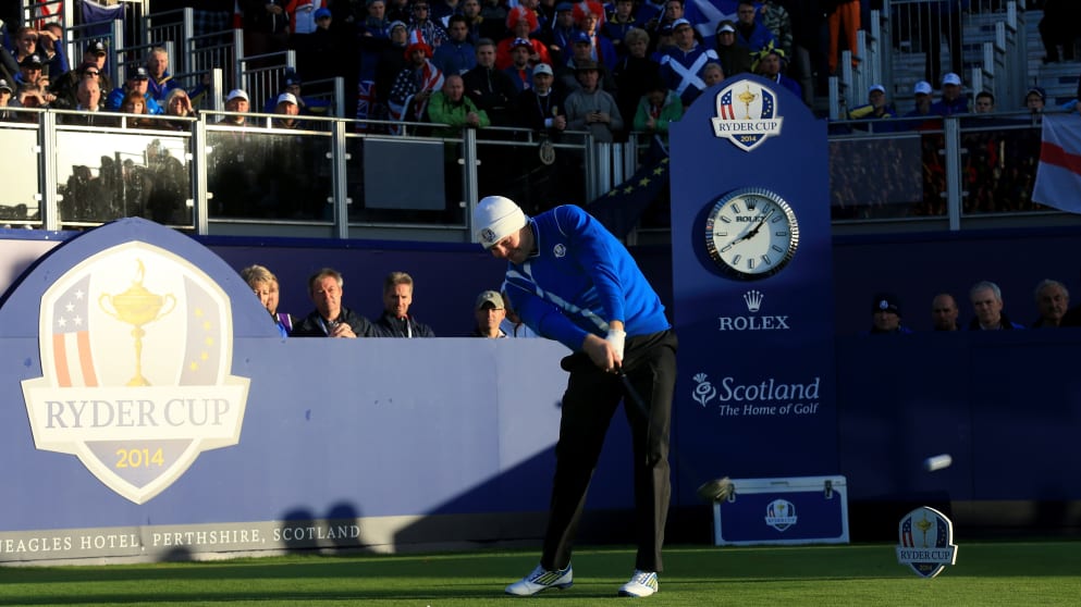 Stephen Gallacher of Europe 