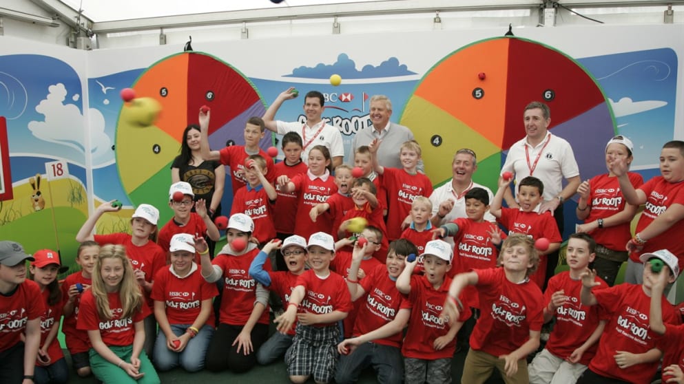 Sporting greats take on youngsters at The Open