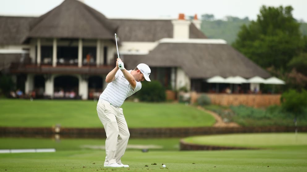 Branden Grace - enjoying a fine week on home soil at the Alfred Dunhill Championship