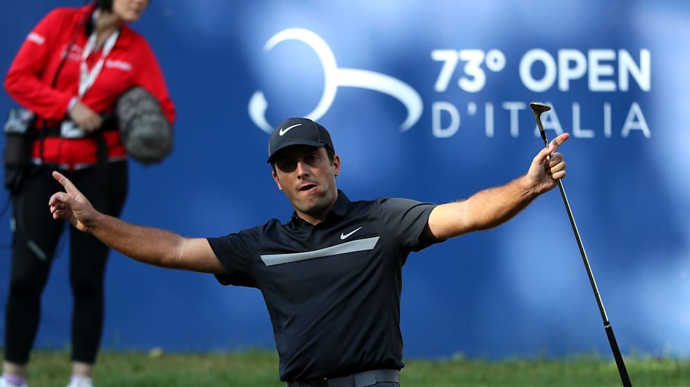 Francesco Molinari during the Italian Open
