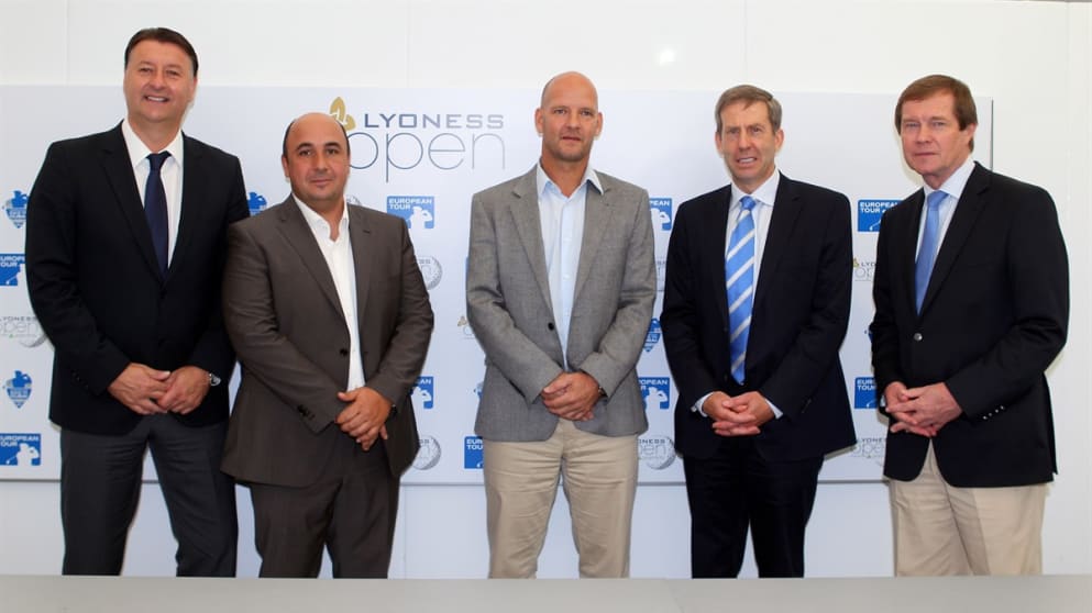 The announcement of the Lyoness Open powered by Greenfinity