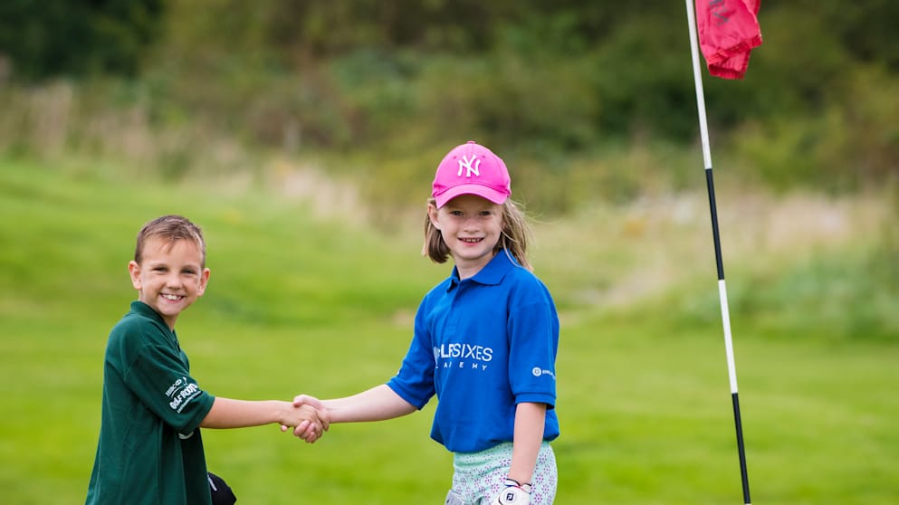 Junior golfers enjoy GolfSixes activity 