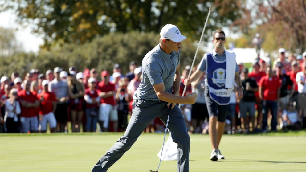 Thomas Pieters at The 2016 Ryder Cup