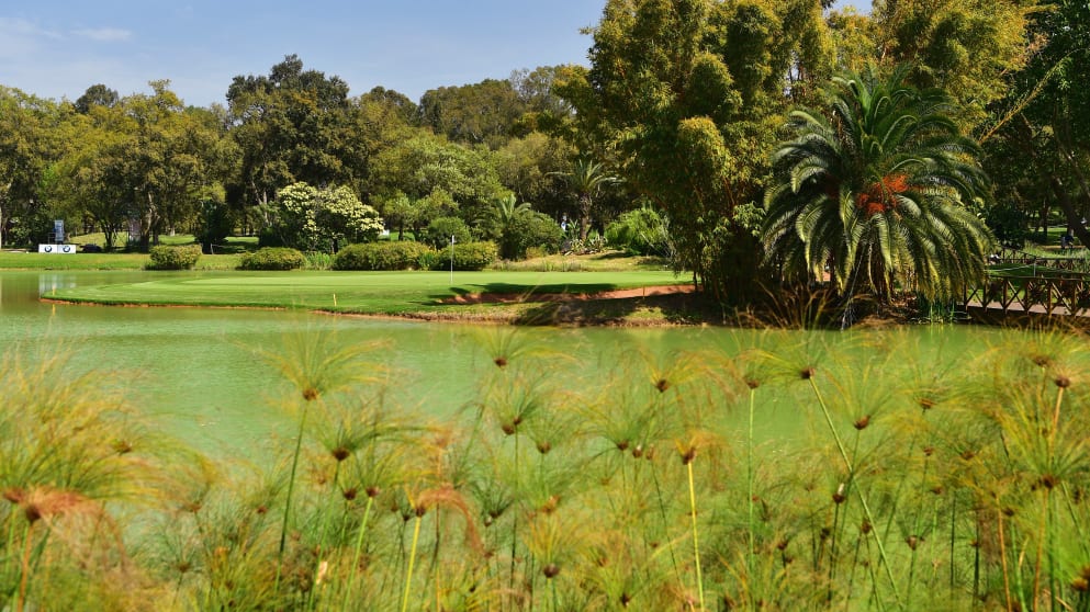 The ninth hole at Royal Golf Dar Es Salam
