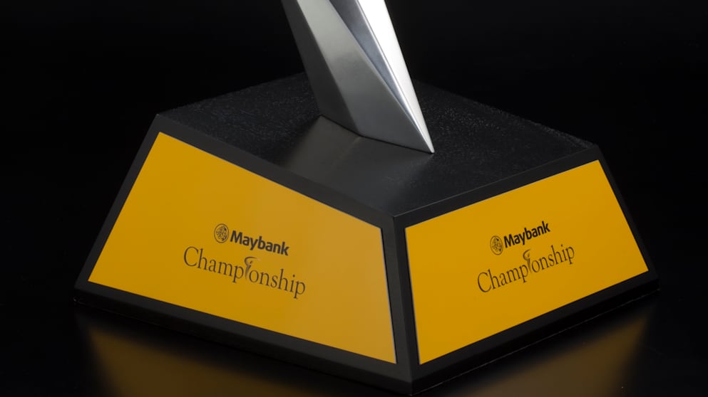 Trophy for the Maybank Championship Malaysia 