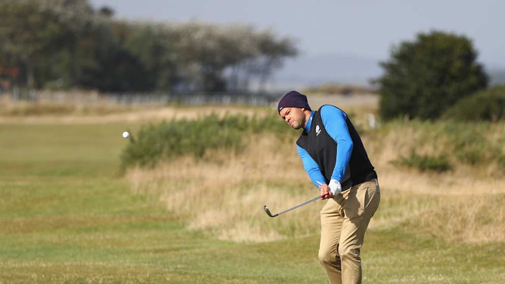 Michael Ballack ahead of the Alfred Dunhill Links Championship
