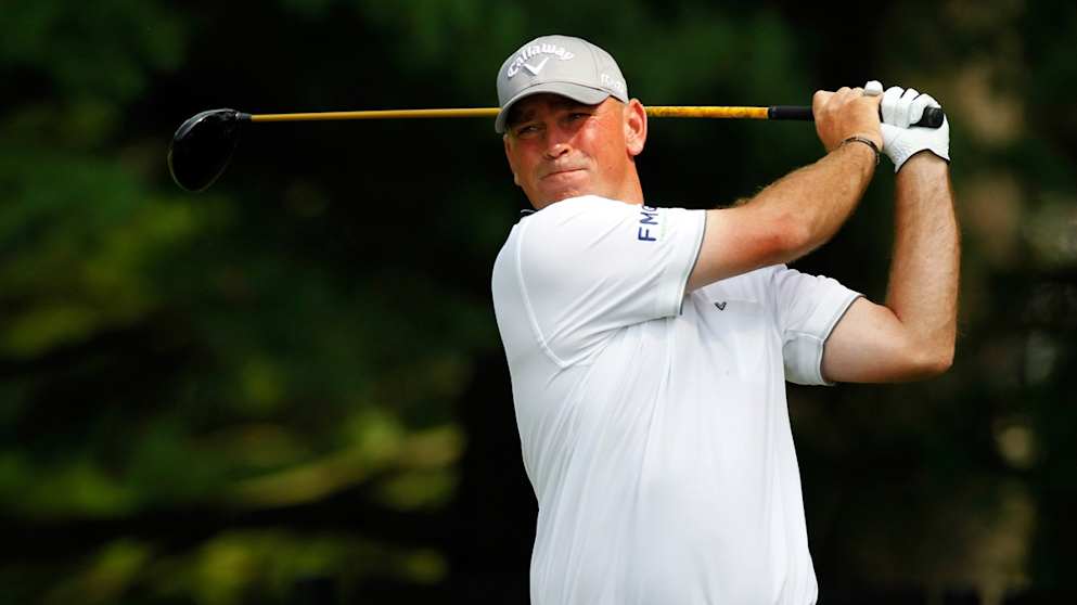 Thomas Bjorn shot a two under par 70 on day one at Kiawah Island